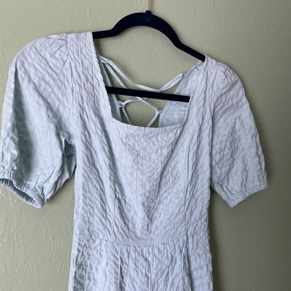 ASOS Turquoise Strappy Back Short Romper - Picture 4 of 6